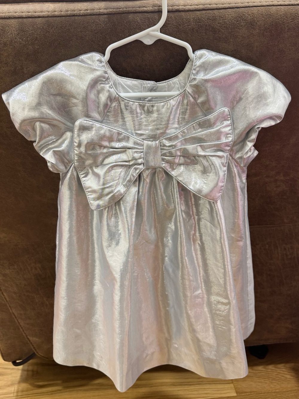 Zara silver girls dress 2-3 years